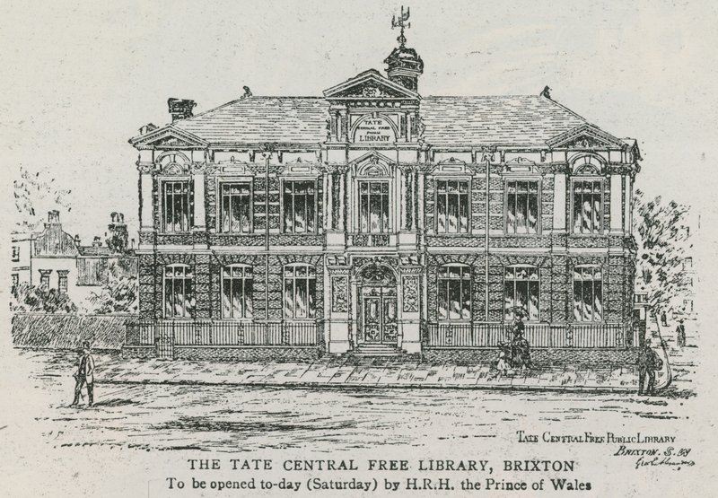 テーク中央自由図書館、ブリクストン 作： 英語学校