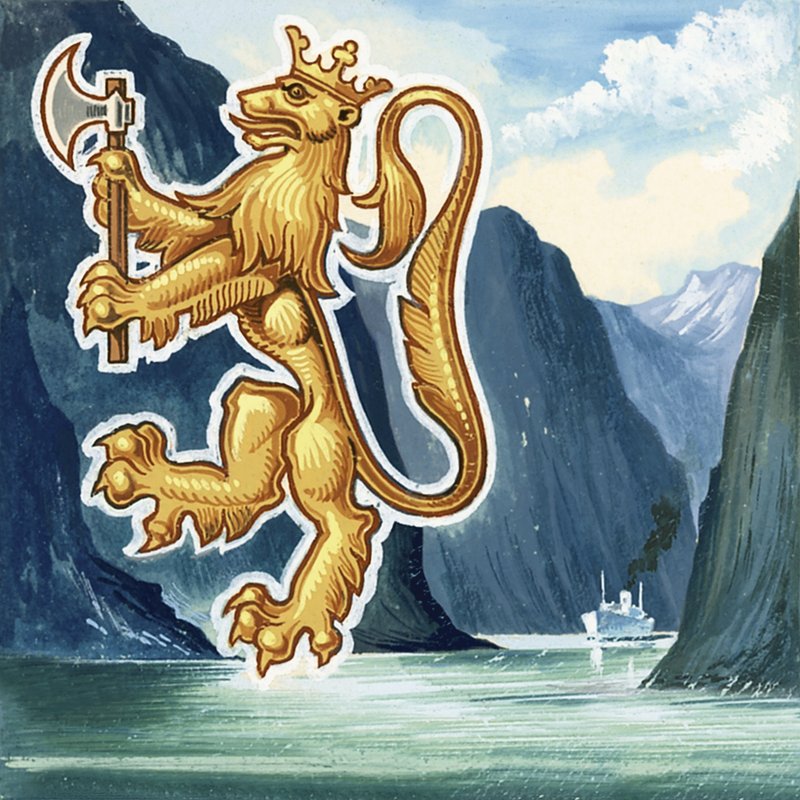 ノルウェーの紋章 作： 英語学校