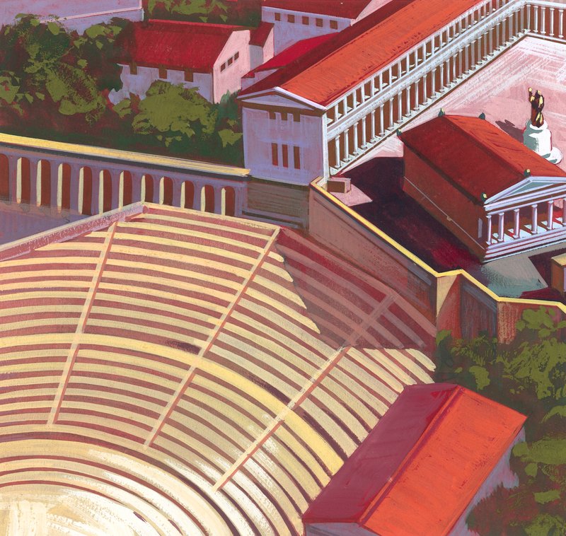 古代ギリシャの劇場 作： 英語学校