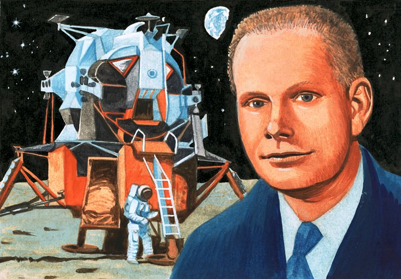 正体不明のアメリカの宇宙飛行士と月着陸船 作： 英語学校