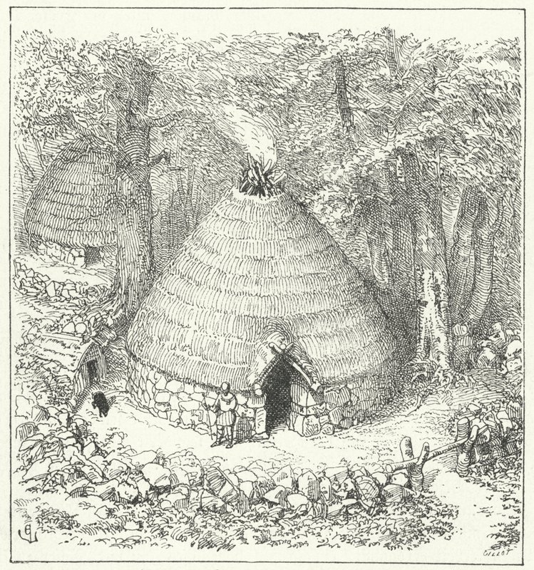 古代ペラジアンハット 作： ヴィオレ・ル・デュク後のユージン・エマニュエル