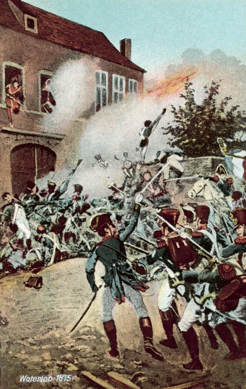 ウォータールー1815年、ウーグモンの農場の攻撃 作： ヨーロピアンスクール