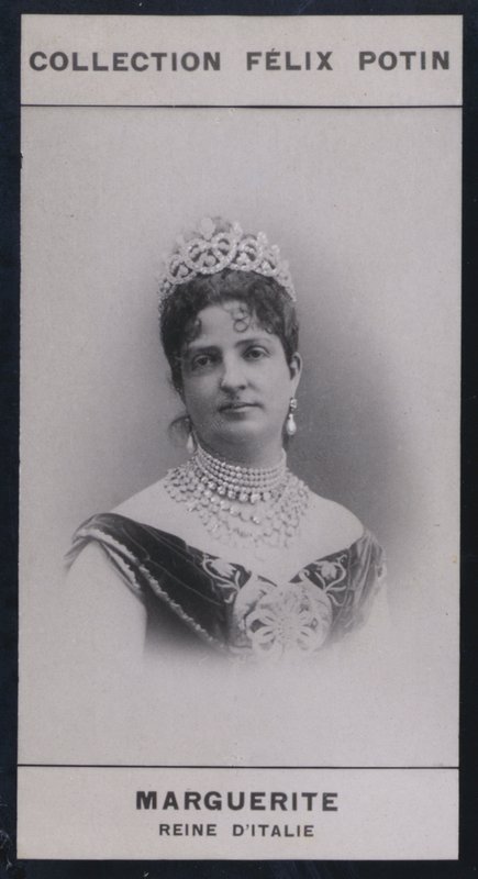 イタリア王太后マルグリット（1851年）（モノクロ写真 作： ヨーロッパの写真家