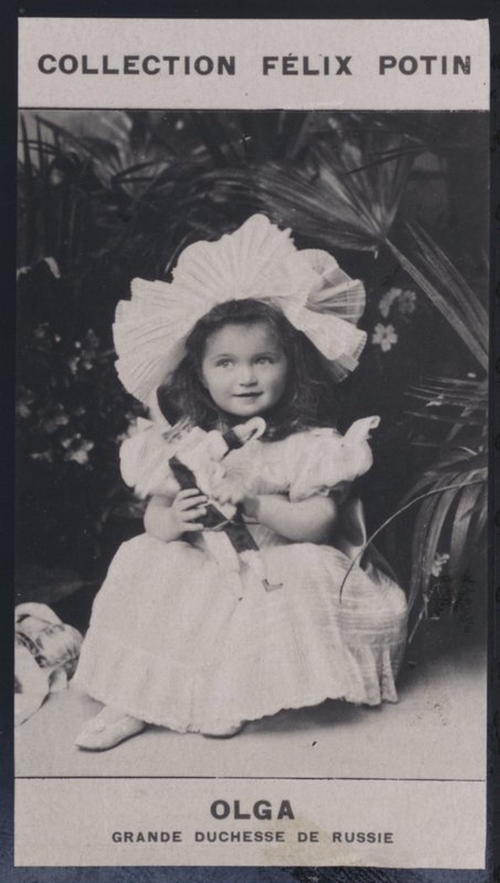 ロシア大公夫人オルガ（1895年）（モノクロ写真 作： ヨーロッパの写真家