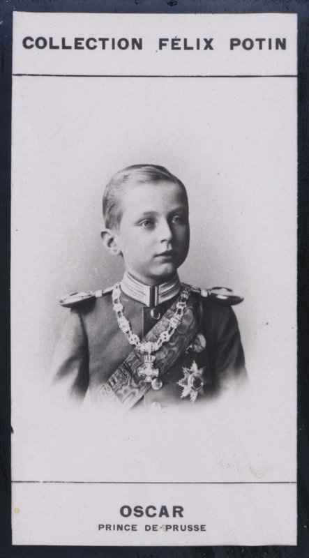 プリュス王子オスカル（1888年）（モノクロ写真 作： ヨーロッパの写真家