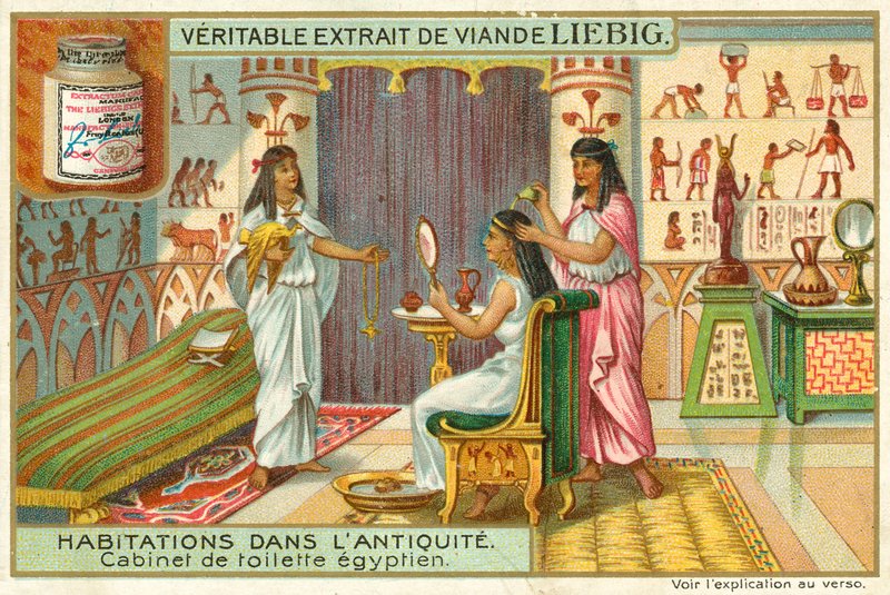 古代エジプトのドレッシングルーム（クロモリト 作： ヨーロピアンスクール