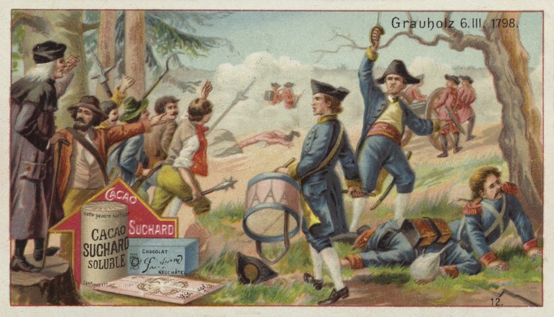 1798年3月6日、スイス、グローホルツの戦い 作： ヨーロピアンスクール