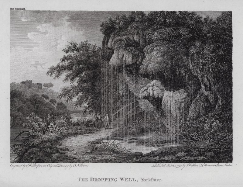 The Dropping Well, Yorkshire (Englanding) 作： F.（後）ニコルソン