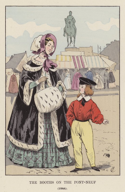 ポンヌフのブース（1844年） 作： フランソワ・クルボアン