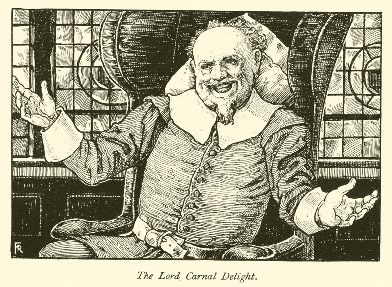 The Lord Carnal Delight (エングレービング) 作： フレデリック・ハーテン・ヘッド