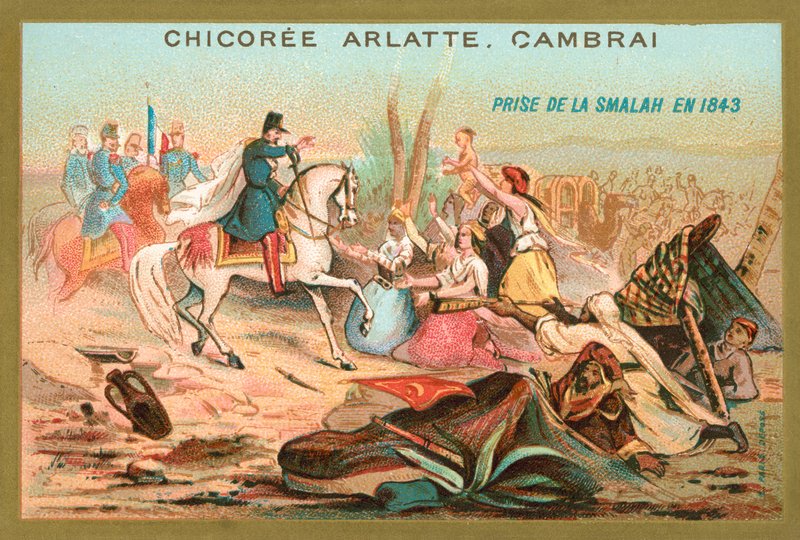 1843年、アルジェリアのアブデルカデルのスマラを捕獲したフランス軍 作： フランス語学校