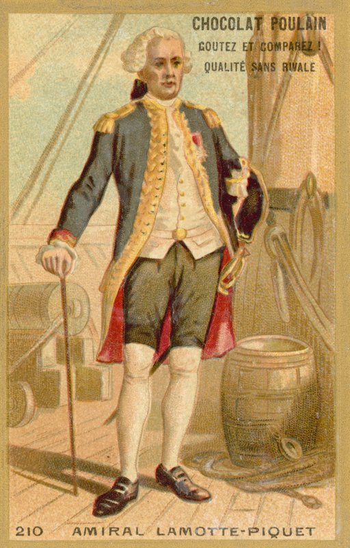 トゥーサンギロームピケドラモット、フランス海軍大将（クロモリト） 作： フランス語学校