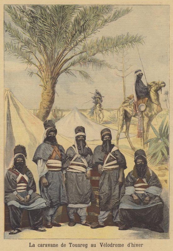 TuaregsがパリのベロドロームdHiverに出展 作： フランス語学校