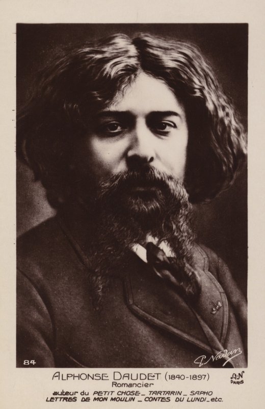 アルフォンスドーデ（1840-1897）、フランスの小説家 作： フランスの写真家