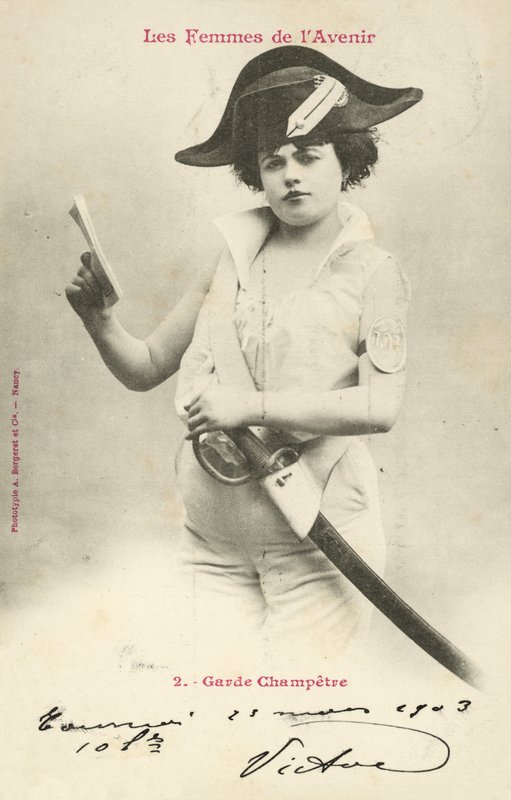 Garde Champetre、未来の女 作： フランスの写真家