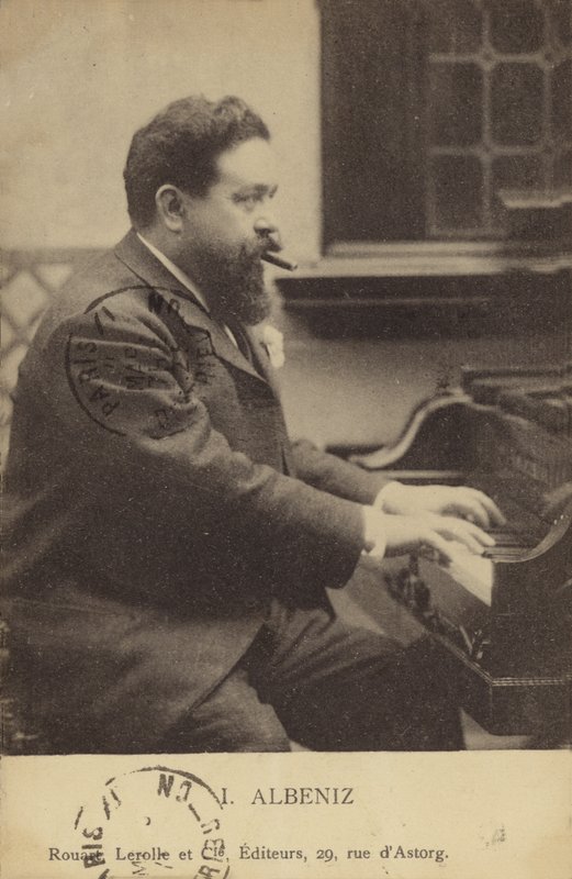 アイザックアルベニス、スペインのピアニスト兼作曲家（1860-1909） 作： フランスの写真家