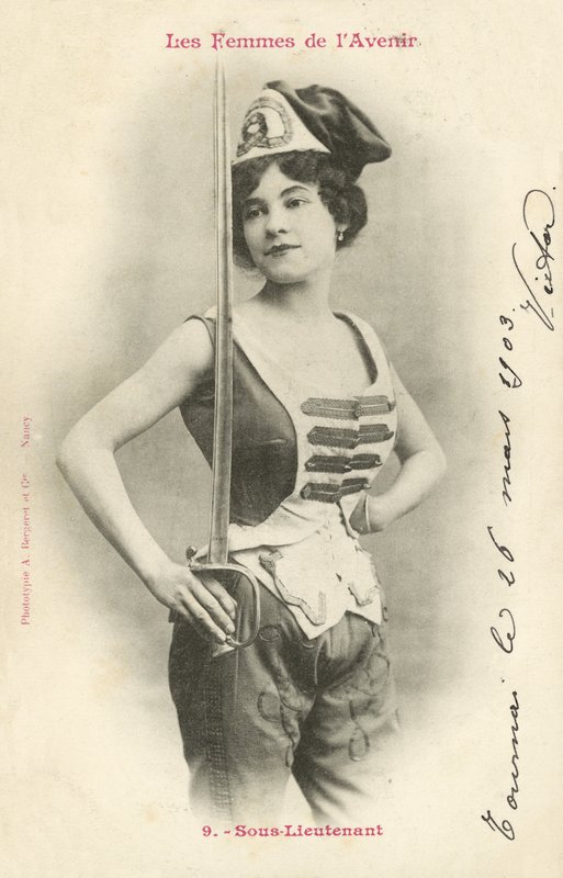 副中尉、未来の女 作： フランスの写真家