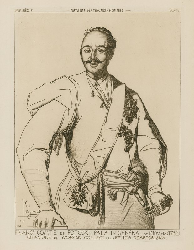 ポトキ伯爵、キエフのパラティン将軍（1782） 作： フランス語学校
