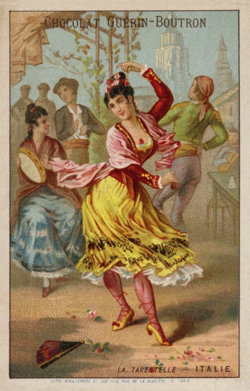 イタリアのタランテラを踊る 作： フランス語学校
