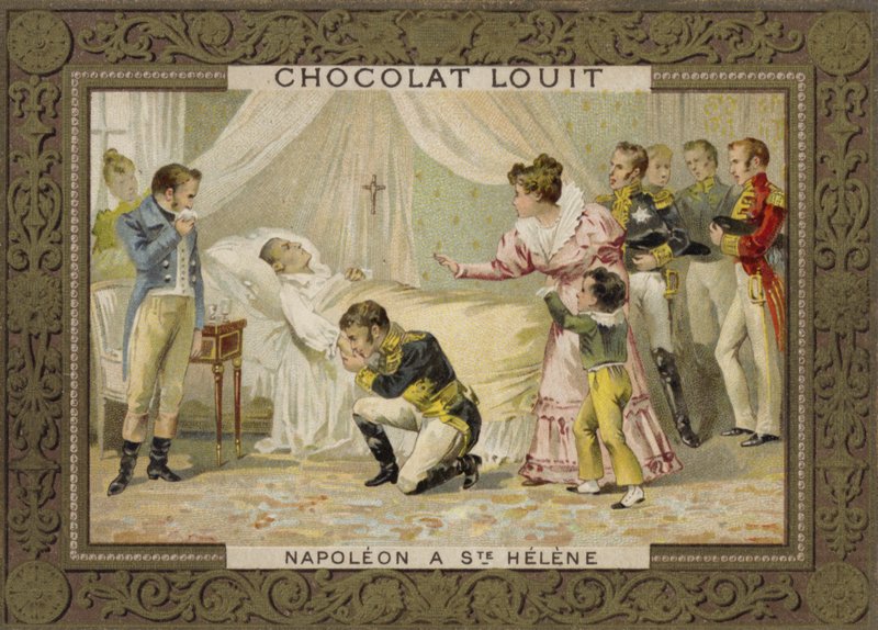 セントヘレナでのナポレオンの死、1821年 作： フランス語学校