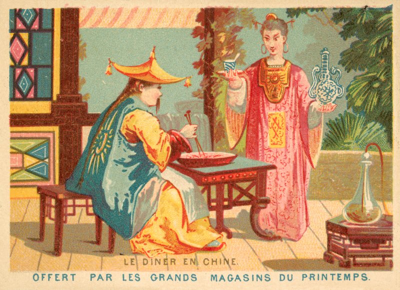 中国での夕食（クロモリト 作： フランス語学校