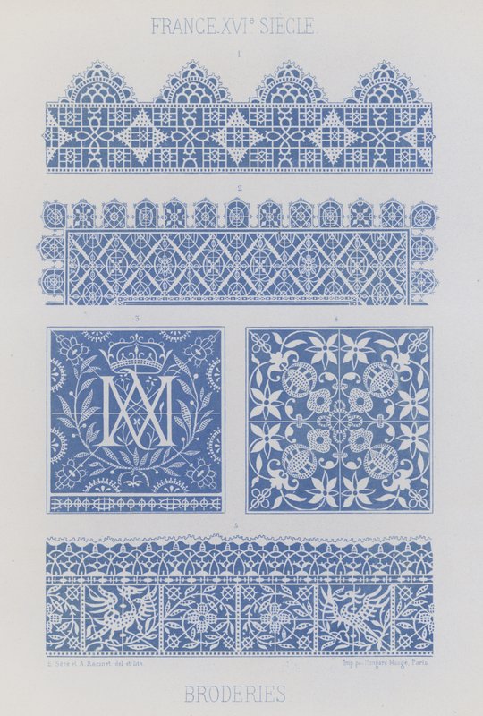刺繍（クロモリト 作： フランス語学校