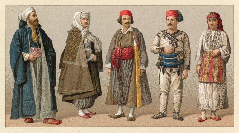 ヨーロッパのトルコの衣装 作： フランス語学校