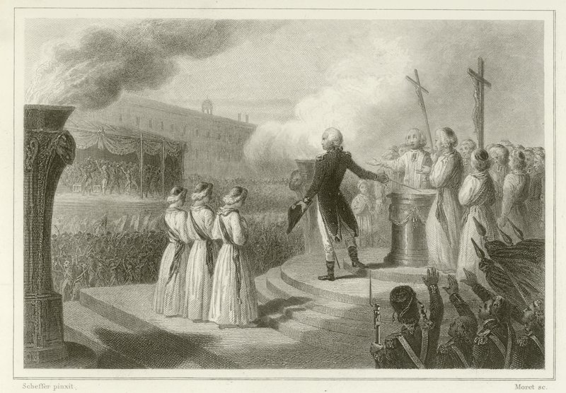 フェテデラフェデレーション、1790年7月14日 作： フランス語学校