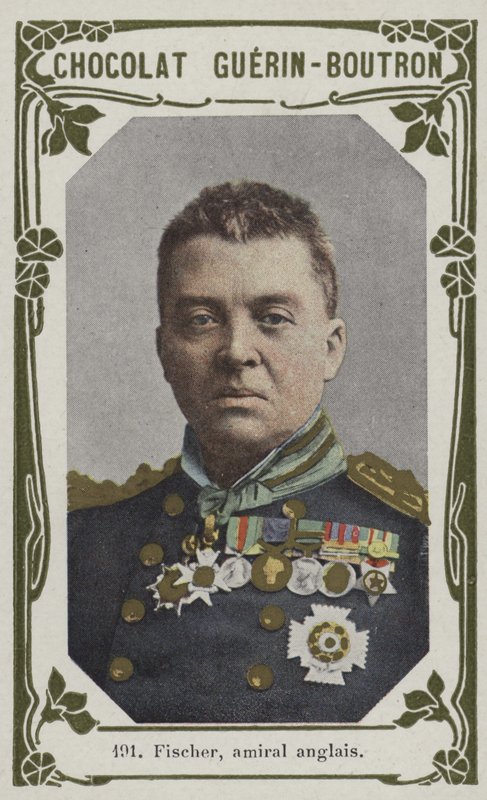 フィッシャー、イギリス海軍大将（カラー写真） 作： フランス語学校