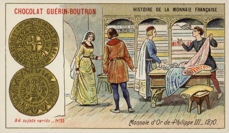 フィリップ3世の金貨 作： フランス語学校