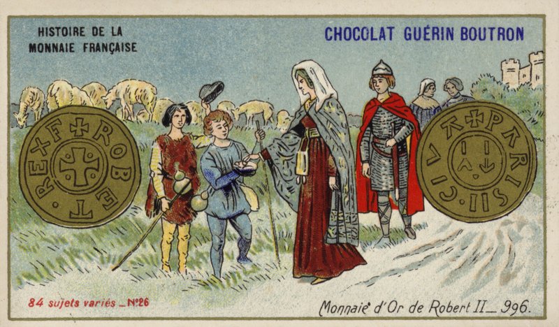 ロバート2世の金貨（996年）（クロモリト 作： フランス語学校