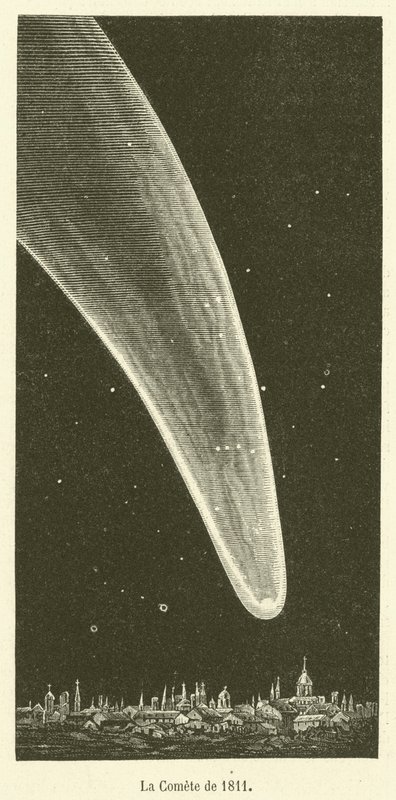 1811年の彗星（彫刻 作： フランス語学校