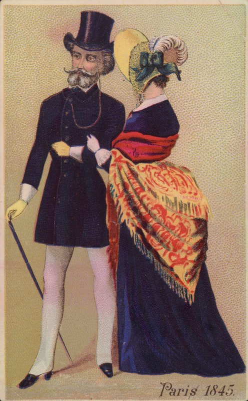 婦人と紳士 作： フランス語学校