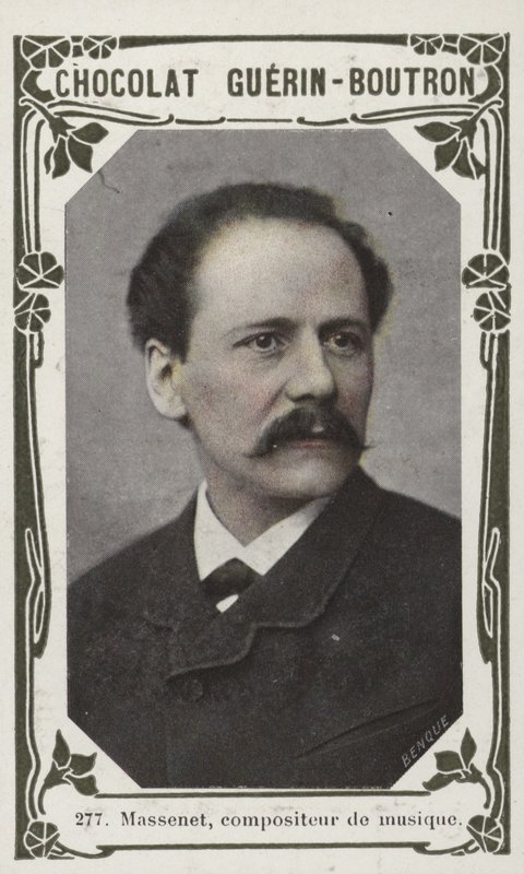Massenet、音楽作曲家（カラー写真） 作： フランス語学校
