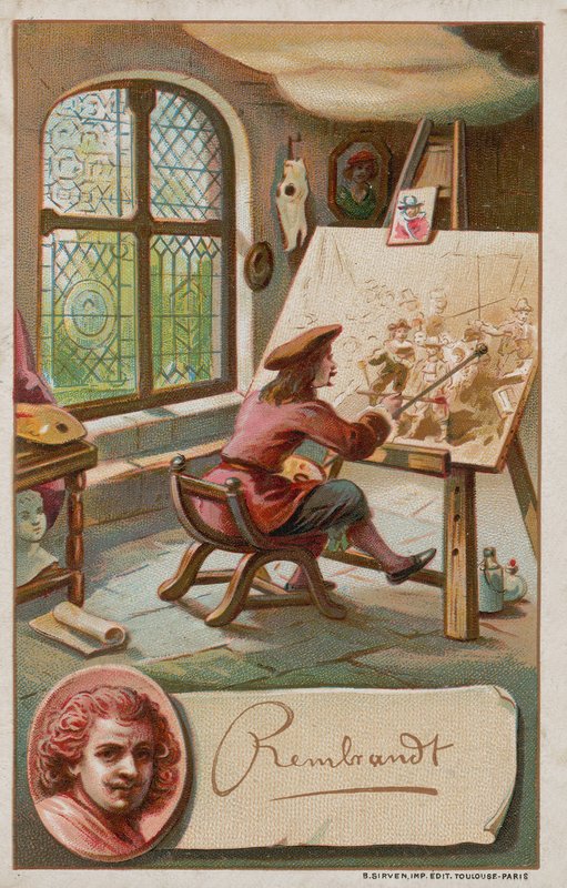 レンブラント、オランダの芸術家（1606-1669） 作： フランス語学校
