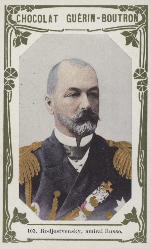 Rodjestvensky、ロシア海軍大将（カラー写真） 作： フランス語学校