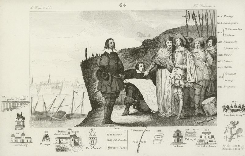 ラロシェル包囲戦、フランス、1627〜1628年 作： フランス語学校