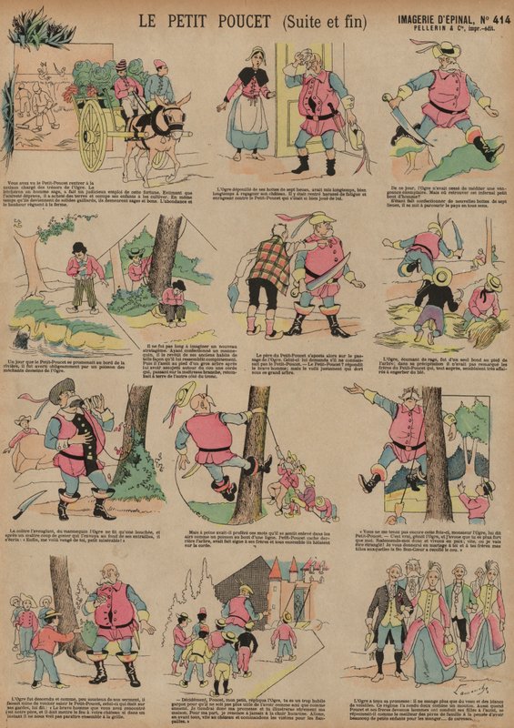 トム・サム（彩色済み彫刻 作： フランス語学校