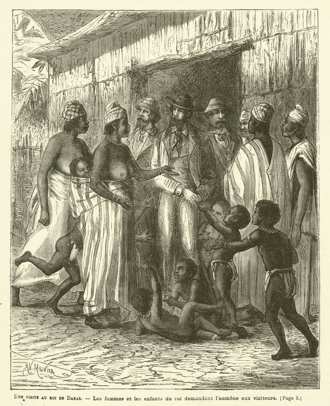 A Visit To The King Of Dakar (彫刻) 作： フランス語学校