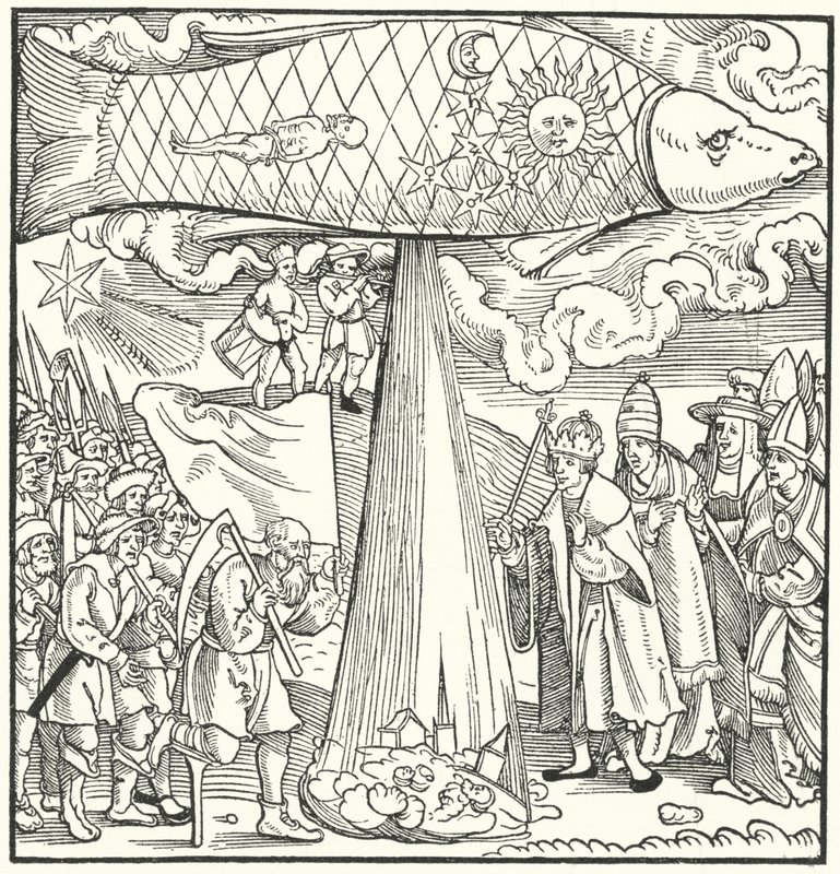 1524-1525年のドイツ農民戦争を予言する場面 作： ドイツ語学校