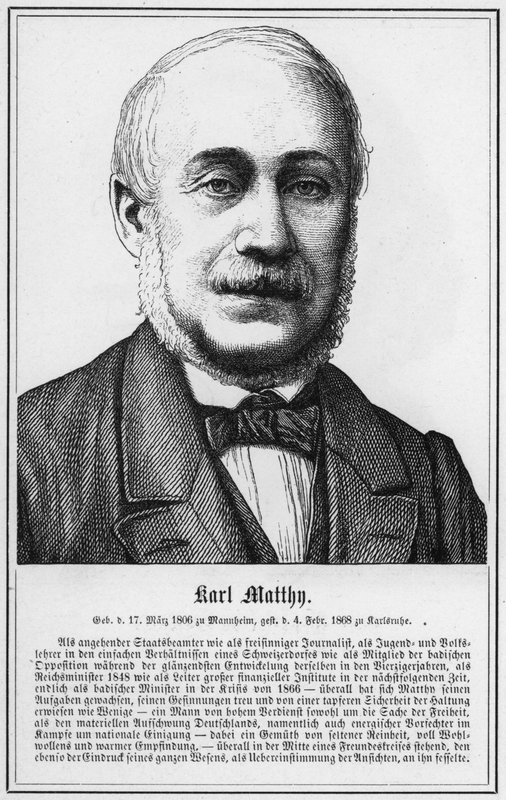 Karl Matthy（彫刻 作： ドイツ語学校