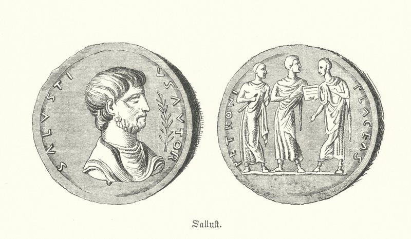 サルスト（ローマの歴史家・政治家）（彫刻作品 作： ドイツ語学校