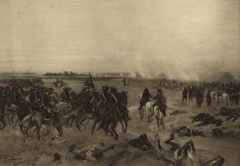 マルプラケの戦い、1709年（彫刻） 作： アンリ・ルイス・デュプレー