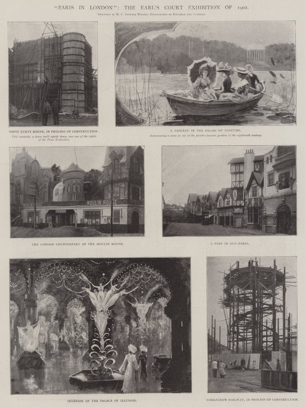 ロンドンのパリ、1902年のアールズコート展 作： ヘンリー・チャールズ・セッピングス・ライト