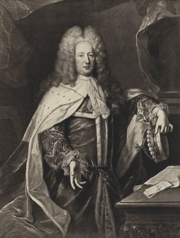ヘンリー・セント・ジョン、子爵ボーリングブローク 作： Hyacinthe Rigaud