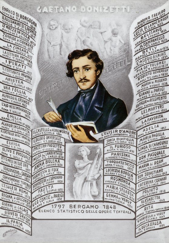 ガエターノ・ドニゼッティ、イタリアの作曲家（1797-1848） 作： イタリア語学校