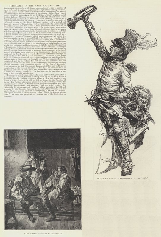 アート年次、1887年のMeissonier 作： ジャン・ルイ・アーネスト・メソニエ