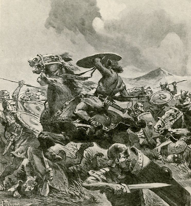 ローマ人はハンニバル軍と戦います 作： ジョン・ハリス・ヴァルダ