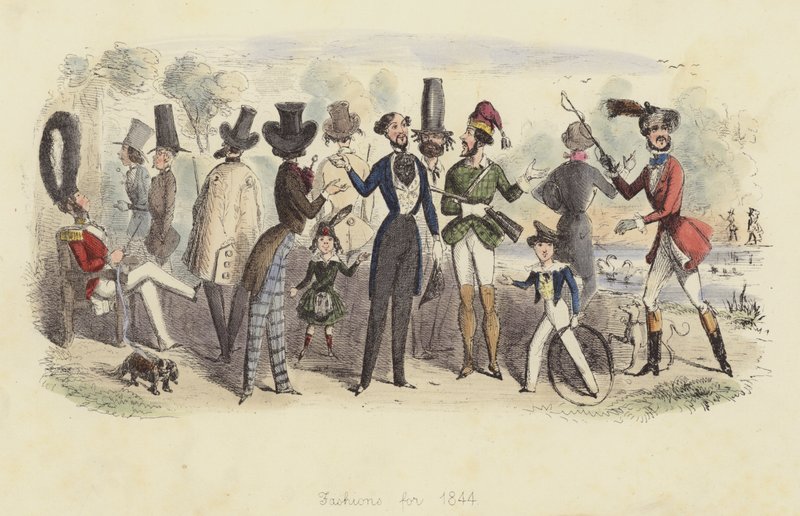 1844年のファッション 作： ジョン・リーチ