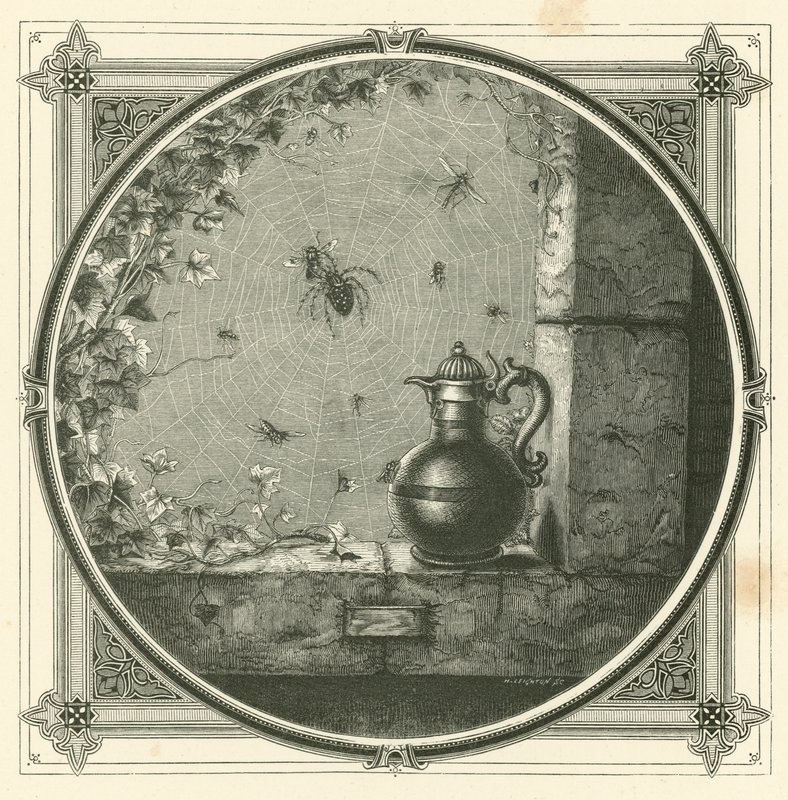 Enter not, or pass through (e.g. engraving) 作： ジョン・レイトン